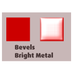 Bevels Bright Metal