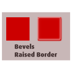 Bevels Raised Border