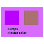 Bumps Plaster Color