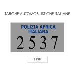 Italian car plates #3