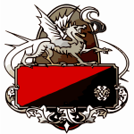 Black and Red Dragon Crest