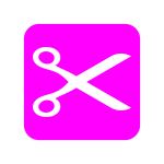 Scissors pink logo