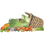 Basket Of Vegetables By Buntysmum