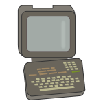 Vintage computer terminal