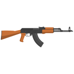 Flat design AK47