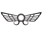 Wings silhouette clip art