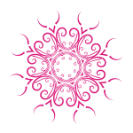 Floral ornament clip art graphics