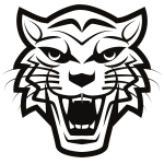 Tiger's head silhouette