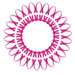 Flower design element clip art