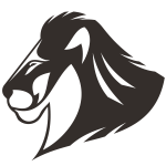 Lion silhouette graphics