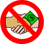 A no money handshake