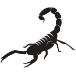 Scorpion silhouette clip art-1576774256