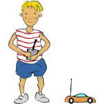 Boy with RC Car