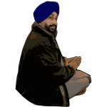 Sikh Man - Isolated