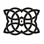 Celtic knot decorative ornament