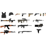 Weapons pack colorized