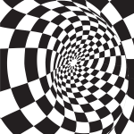 Checkered pattern whirl