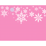Snowflakes decoration background