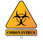 Coronavirus biohazard sign