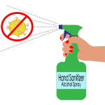 Hand Sanitizer Alcohol Spray