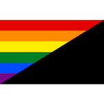 Gay Anarchist Flag