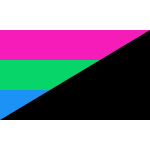 Polysexual Anarchist Flag