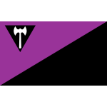 Labrys Lesbian Anarchist Flag