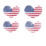 American flag patriotic symbols