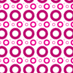 Floral shapes pattern background