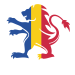 Romanian flag heraldic lion