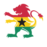 Ghana flag heraldic lion