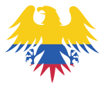 Colombian flag heraldic eagle