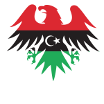 Libyan flag heraldic eagle