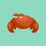 Crab cartoon graphics