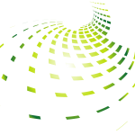 Green tiles swirl
