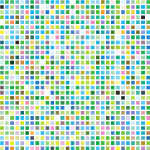 Random mosaic pattern colorful tiles