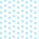 Blue floral decorative pattern
