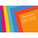 Colorful page template design