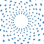 Star pattern swirl