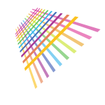 Colored lines grid design