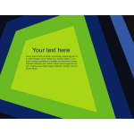 Blue and green background with text