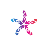Stylized star logotype concept