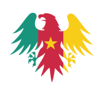 Cameroon heraldic crest flag