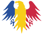 Romanian flag heraldic eagle