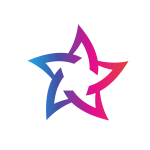 Star logotype design concept