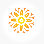 Orange logo design element