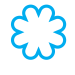 Snowflake sticker
