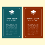 Academic labels template