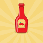 Ketchup bottle clip art