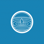 Water drop logotype concept